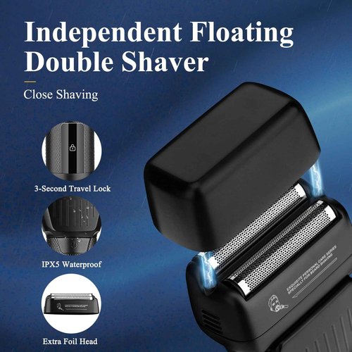 SUNNOW Professional Hair Clippers & Hair Trimmer & Foil Shaver Kit for Men, Beard Trimmer Clippers and Trimmers Set, Cordless Mens Hair Clippers for Hair Cutting, Grooming, Face, Family, Barber