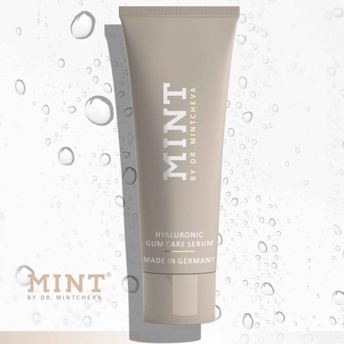 Mint Hyaluron Gum serum 75ml - Restorative Care for Stressed Gums - Against Bleeding Gums and Gum Recession - by Dr. Mintcheva