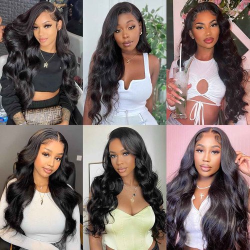 Mosari 15A Raw Human Hair Bundles Body Wave Human Hair, 14 16 18 inches No Tangle Shedding,Triple Lifespan Indian Virgin Hair,Multiple Washes Keep Texture Silky Soft