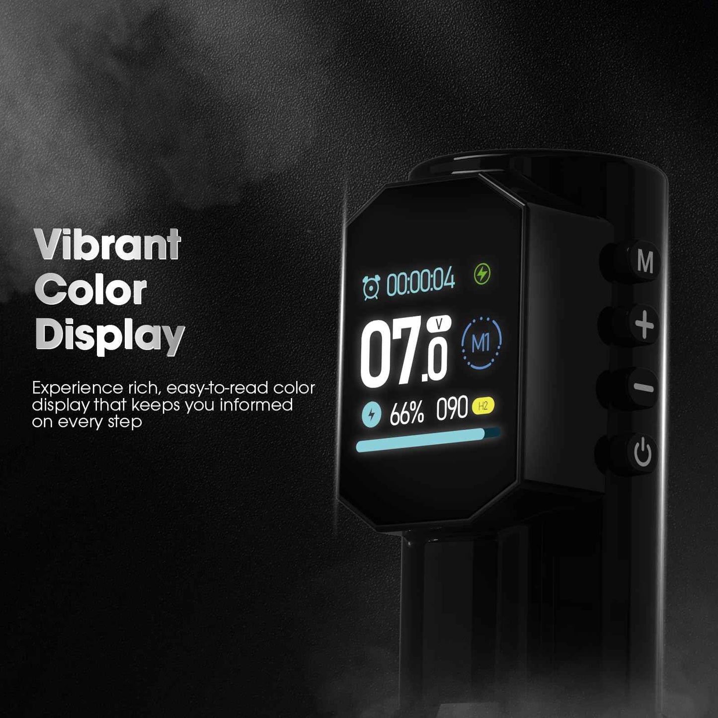 INKin Tattoo Gun 4.0mm Stroke Length, Wireless Tattoo Machine with Ultra OLED Display Screen, Eva Tattoo Pen with 1500mAh Battery Compact Lightweight Design for Tattoo Beginners and Artists