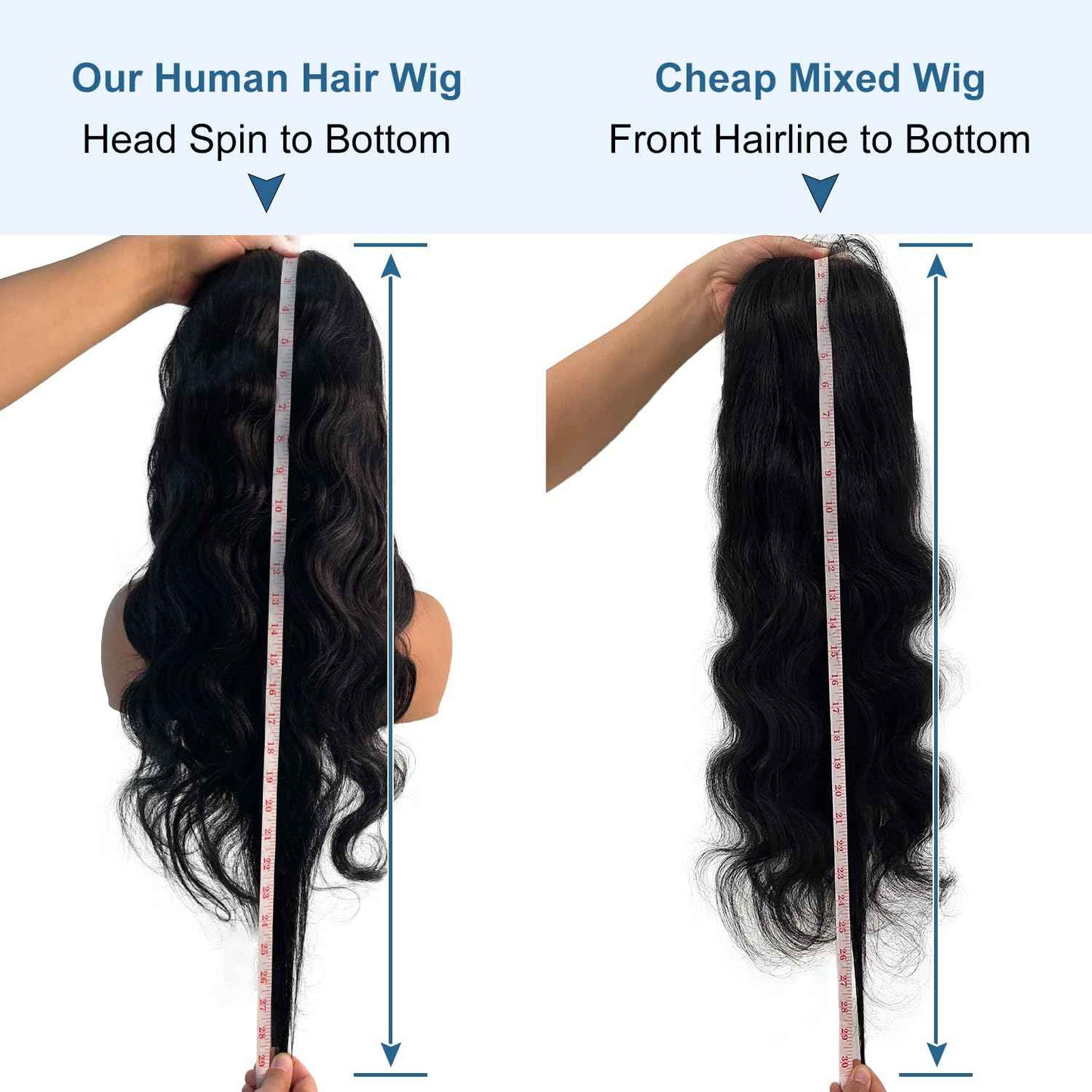 HOT STAR 13x6 Body Wave Lace Front Wigs,100% Real Human Hair [2-year life], HD Human Hair Lace Front Wigs for Black Women Glueless Wig Human Hair Pre Plucked with Baby Hair 26 Inch 200% Density