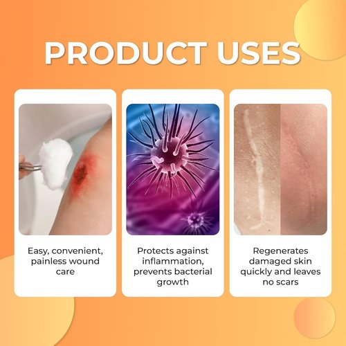 ABERA Scar Cream (Upgrade) - Skin Regeneration & Repair Cream - Heals Wounds, Promotes New Skin Formation, Soothes Scratches, Eczema, and Damaged Areas (Set 2) (1.41 Oz Per Item)