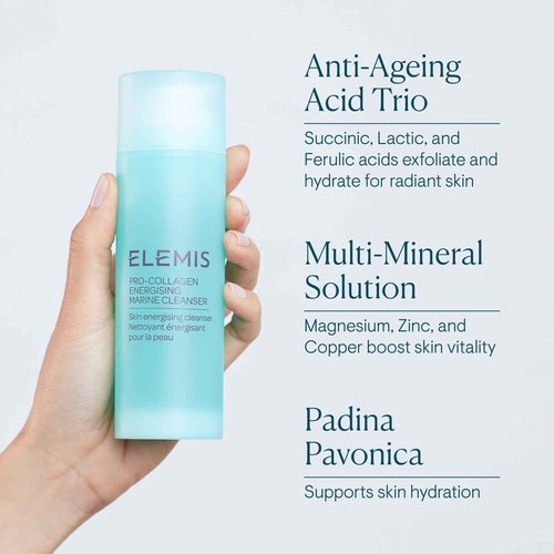 ELEMIS Pro-Collagen Energising Marine Cleanser 150ml – Anti-Aging Gel Face Wash To Purify, Energize & Refresh Skin with Magnesium & Zinc