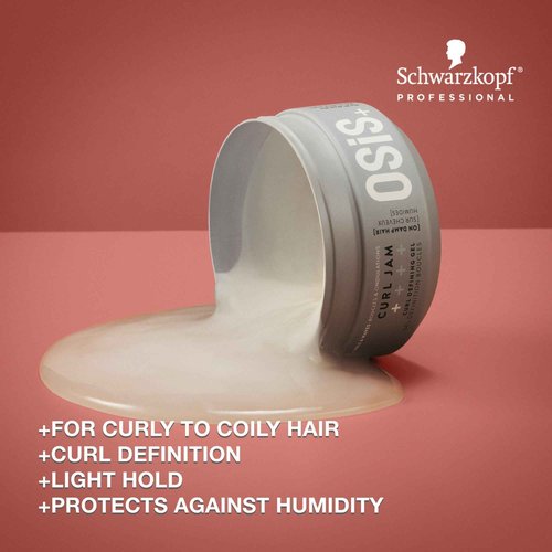OSiS+ Curl Jam Moisturizing Defining Curl Hair Gel, 10 oz (2 Pack) | Non-Stiff | Non-Crunchy | All Curly Types