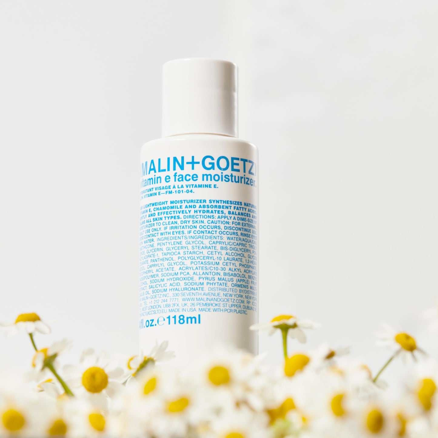 MALIN+GOETZ Vitamin E Face Moisturizer | Lightweight Hydrating Daily Face Cream Balancing All Skin Types | Fragrance-Free, Vegan | 8.5 Fl Oz