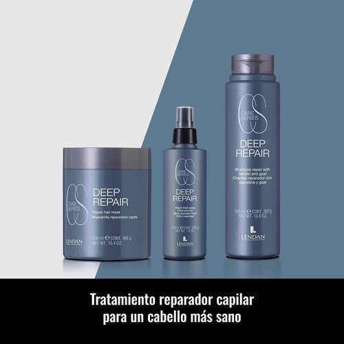 Lendan - Repairing Hair Mask - Deep Repair - 500 ml - For Damaged Hair - With Hydrolyzed Keratin - Enhances Shine - Anti-Frizz