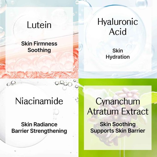 Labiora Lutisan Facial Moisturizer - Lutein, Niacinamide & Natural Extracts Daily Cream for Face with Soothing & Cooling Care with Hydration, and Gentle Skin Support K-Beauty (1.69 fl. oz/50ml)