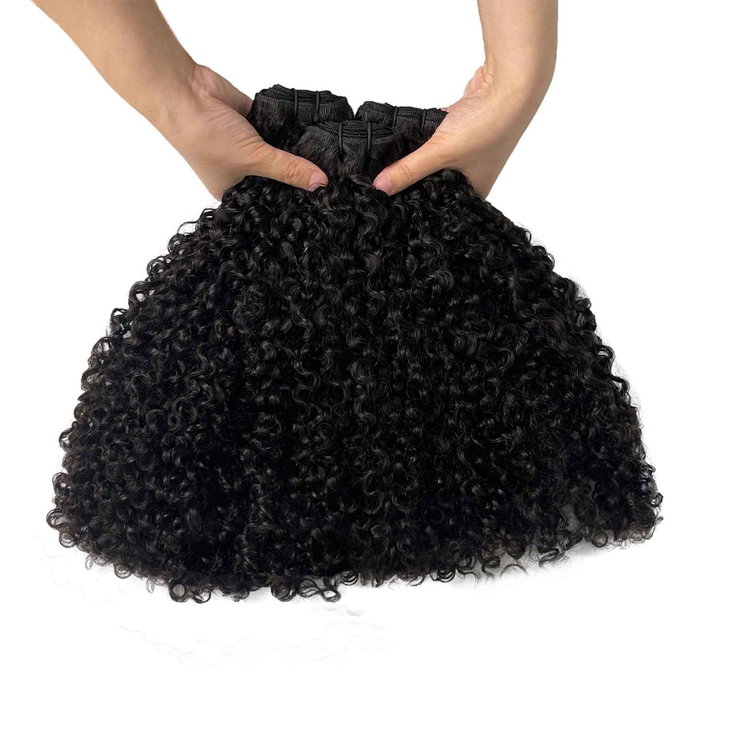 Human Hair Bundles 14 16 18 Inch 3 Bundles Unprocessed Messy Burmese Curly Raw Hair Extension Real Human Hair 15A Natural Color Water Wave Human Hair Weft Extensions Full Ends