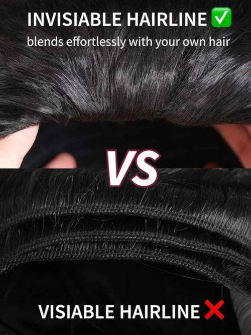 UNICE Flip Over 3/4 Half Wig Human Hair Kinky Curly with Drawstring Wear and Go Glueless Half Wigs Human Hair for Women Thin & Thick Hair Friendly 150% Density 16 inch