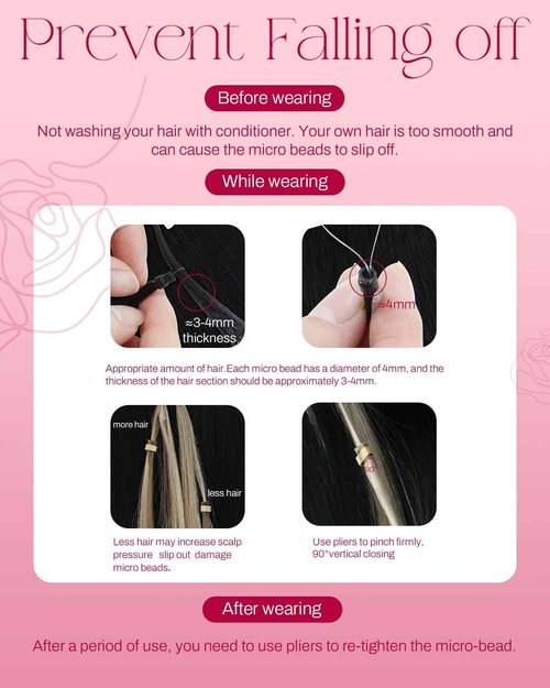 Moresoo Microlink Hair Extensions Human Hair 24 Inch Micro Loop Human Hair Extensions Dark Ash Blonde Highlight Light Blonde 50G/50S 24 Inch