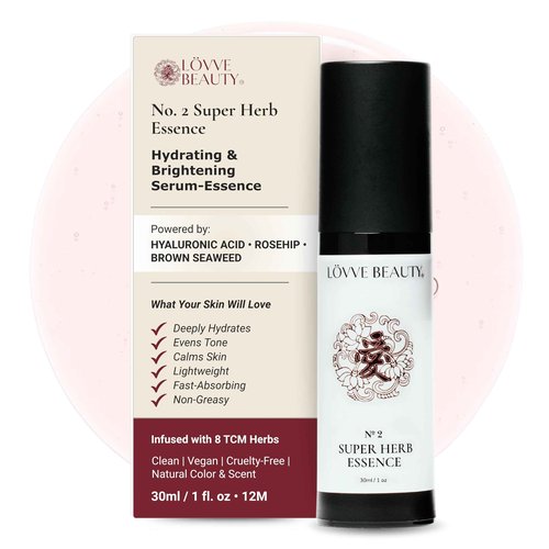 Hyaluronic Acid Face Moisturizing Serum – Lightweight Hydrating Essence for Dry & Aging Skin, Daily Hydrating Herbal Formula for Women, Plumping Essence for Very Dry Skin, 1 oz