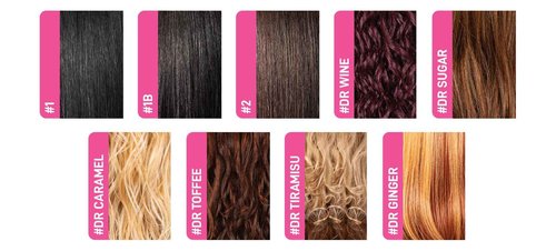 Janet Collection Melt 13x6 HD Human Hair Blend Lace Frontal Wig - Hita