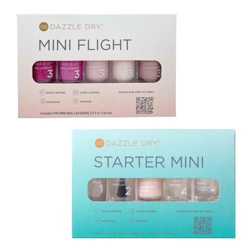 Dazzle Dry Starter Mini Kit + Best of Pinks Mini Flight