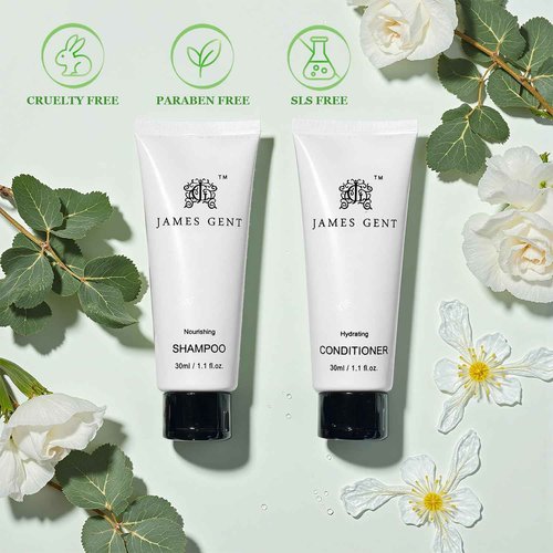 JG JAMES GENT Travel Size Body Wash Bulk 300 Pack Individually Wrapped Shower Gel Hotel Size for Travel Aloe and Green Tea Extract Infused Hotel Toiletries and Supplies for Guests