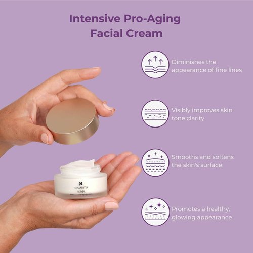 Sesderma RETISIL Intensive Pro-Aging Cream | Ageless Beauty System | Wrinkles | Silky Smooth Skin, 1.7 fl oz