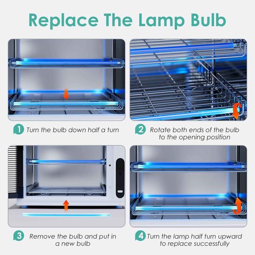 BRBLUERISE Nail Tool Cleaning Machine 17L Big Capacity UV Sanitizer Cabinet Salon Equipment for Spa Beauty Home Metal Tools