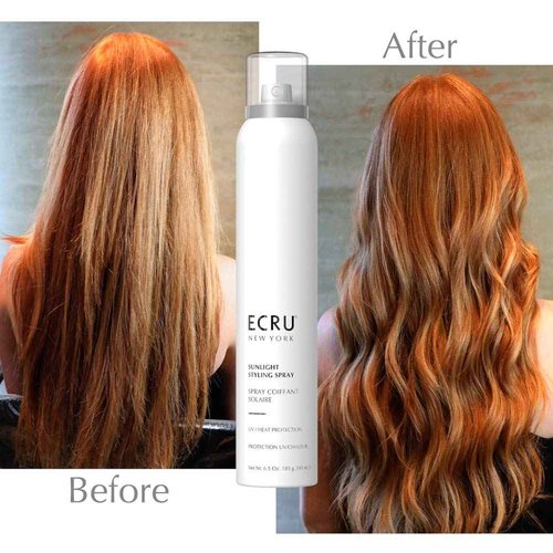 ECRU New York Blow Dry Perfection Kit, Includes Blow Dry Spray & Styling Spray, Hair Styling Heat Protectant, Anti Frizz Hair Products Bundle