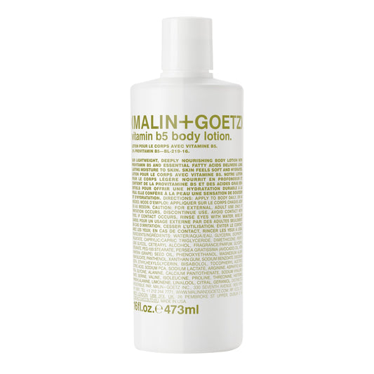 Malin + Goetz Vitamin B5 Body Lotion for Women & Men, 16 Fl. Oz. — Body Moisturizer for Dry Skin, All Skin Types, Dry Skin Moisturizer, Hydrating Body Lotion, Vegan & Cruelty Free
