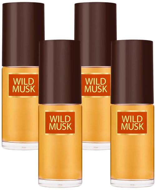 Coty Wild Musk Cologne Spray - 1 oz (Pack of 4)