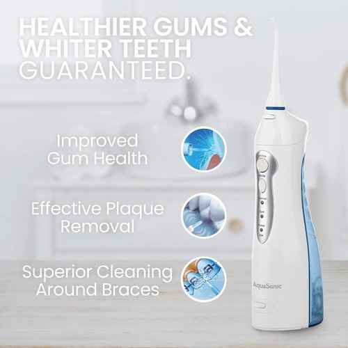 Aquasonic Vibe Series Ultra Whitening Toothbrush Aqua Flosser