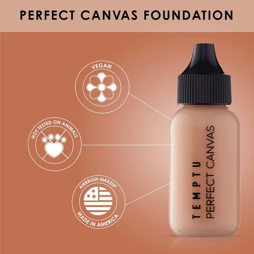 Temptu Perfect Canvas Hydra Lock Airbrush Foundation Starter Set, Fair/Light, 0.25 Fl Oz (Pack of 6)