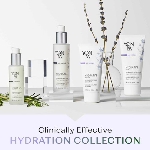 Yon-Ka Hydra No. 1 Creme (50ml) Anti-Aging Face Moisturizer, Hydrate Dry Skin with Hyaluronic Acid and Vitamin C, Rich Daily Cream to Restore Youthful Radiance, Paraben-Free