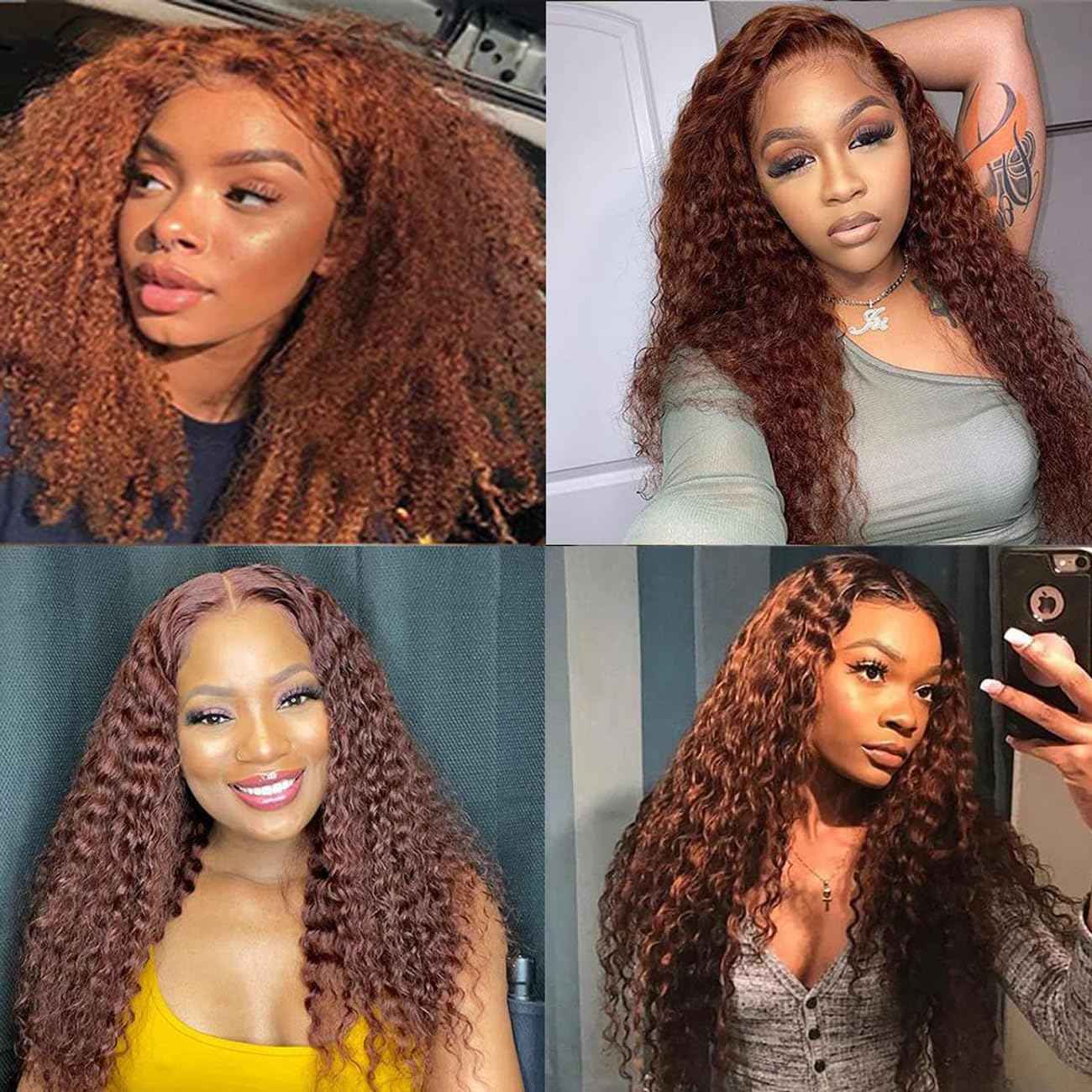 Giginger Bundles Human Hair 26 28 30 Inch Color 30 Light Brown Jerry Curly Wave Bundles Human Hair Unprocessed Quick Weave Soft Sewn In Hair Extensions for Black Women