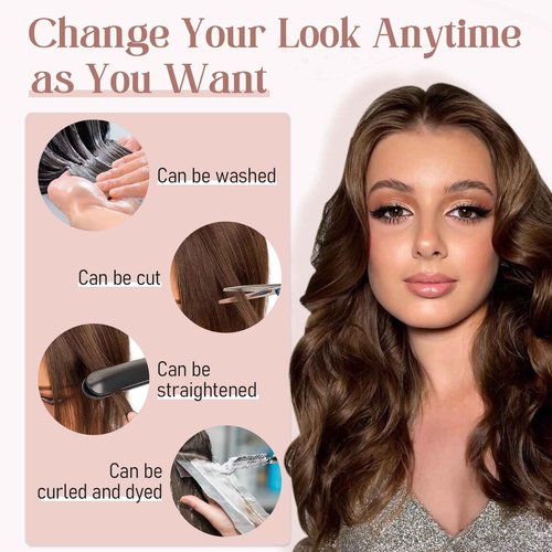 Hairro Human Hair Toppers Real Hair, Clips in 100% Human Hair Hairpieces for Women, 3.15"x3.94" Silk Base for Thinning Hair/Hair Loss/Covering Greyish Hair on Top, 12 Inch Bleach Blond with Black Root