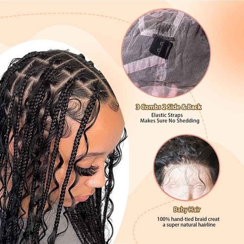 yimisunny Hair Full Lace Wigs Human Hair Wet Curly Full Lace Human Hair Wigs for Women Deep Wave HD Transparent Pre Plucked Bleached Knots With Baby Hair 7 Inch