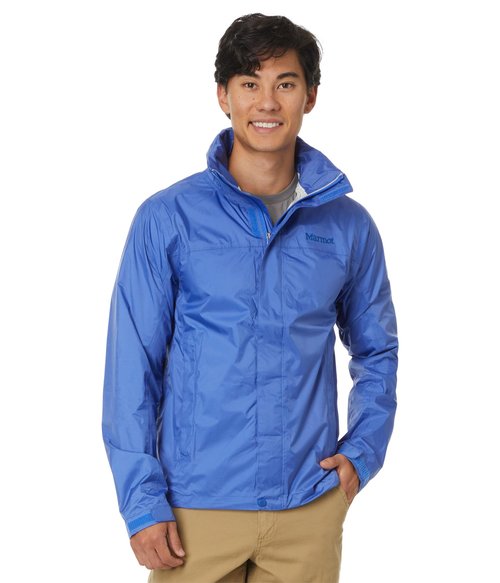 MARMOT Men's PreCip Eco Lightweight & Waterproof Rain Jacket, Twilight Blue, X-Large