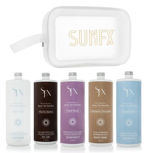 SunFX All Natural Tanning Solution Blend 5 pack 4 fl Oz