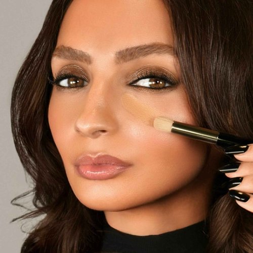 MĒTIER Luxury Concealer Brush for Seamless Blending, Vegan Fibers
