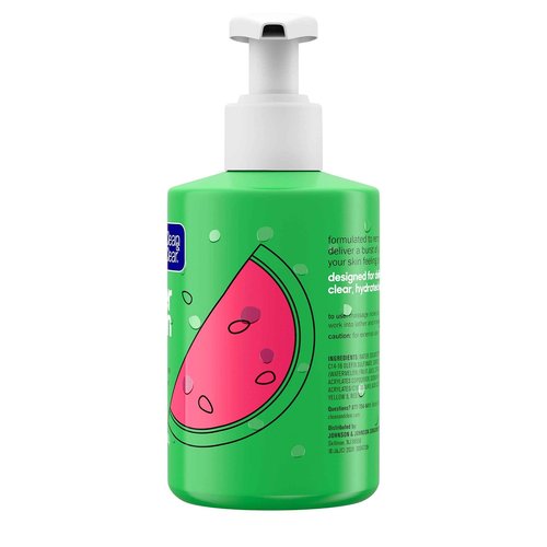 Clean & Clear Hydrating Juicy Gel Facial Cleanser, Gentle and Oil-Free Daily Face Wash to Remove Grime for Clear, Refreshed and Hydrated Skin, Watermelon, 7.5oz (Pack of 12)