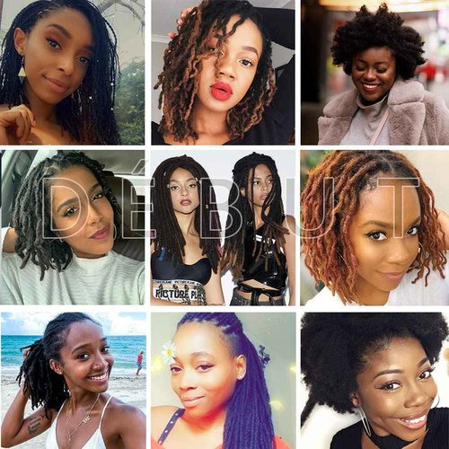 DÉBUT Afro Kinky Bulk 100% Human Hair Burgundy 3 Packs 150g Tight Afro Kinky Curly Bulk Bundles Hair for Making/Repair Locs, Kinky Twists, Dreadlocks Braiding Hair Extensions (99J, 10 Inches)