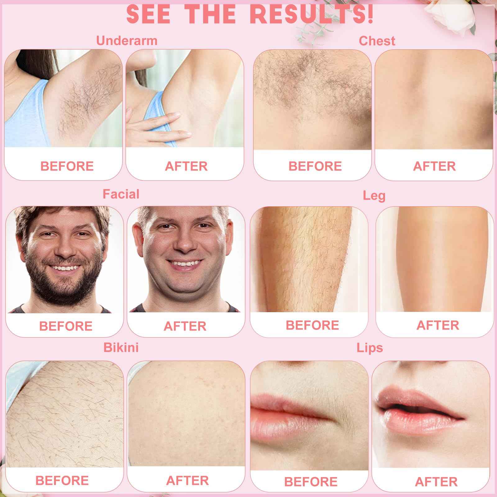 5 lb Hard Wax Beads Bulk for Hair Removal and Brazilian Full-Body Waxing, Gentle on Sensitive Skin, Bikini Face Leg Underarm Back Chest, Fine and Coarse hair, Commercial Salon and Home Use, Lavender