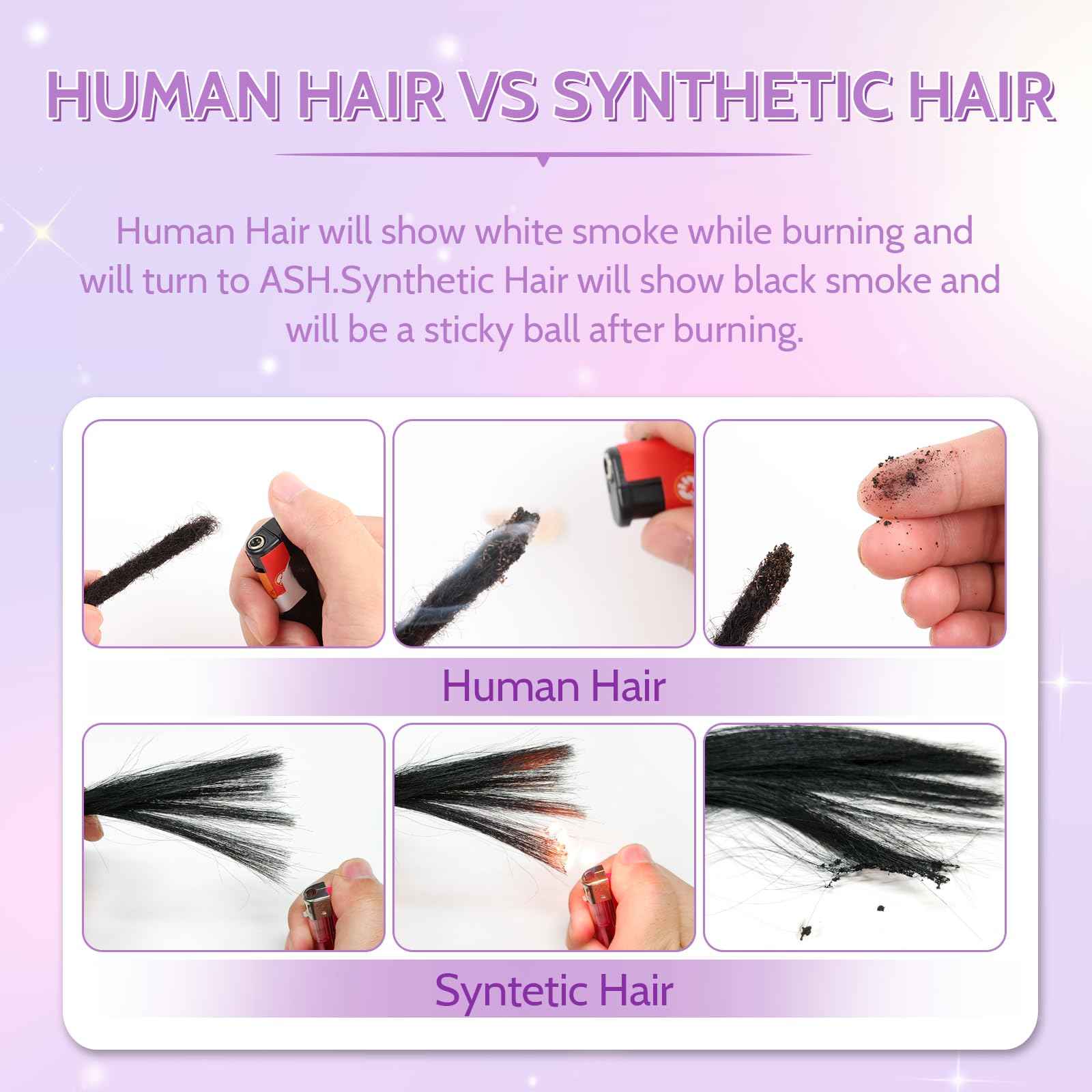 Loc Extensions Human Hair 0.4cm&0.6 cm&0.8cm width 4-18inch 10, 20, 40, 100 strands 100% Human Hair Locs Extensions for Men Women Natural Dreadlocks Can Be Dyed Bleached Curled 0.4cm 8inch 70 Strands