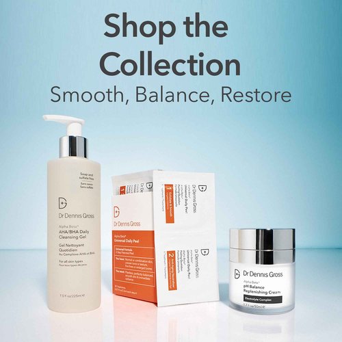 Dr Dennis Gross Alpha Beta pH Balance Replenishing Cream – Lightweight Gel-Cream with Electrolytes, Phytic Acid & AHAs - Hydrates, Soothes & Balances Skin, 1.7 fl oz