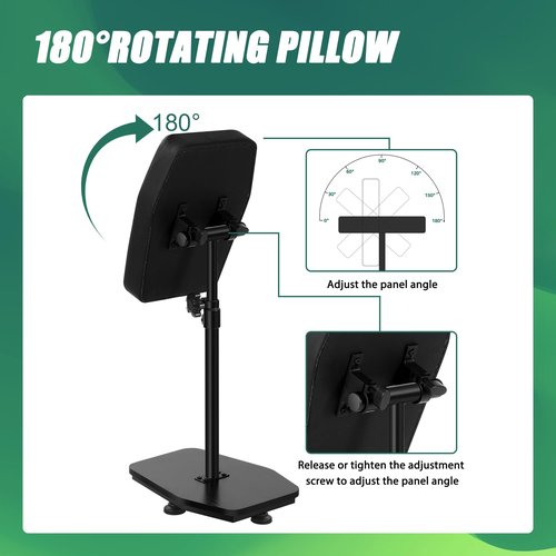 BARBALL Black Tattoo Armrest Stand Adjustable Height, Professional Design and Sturdy Base
