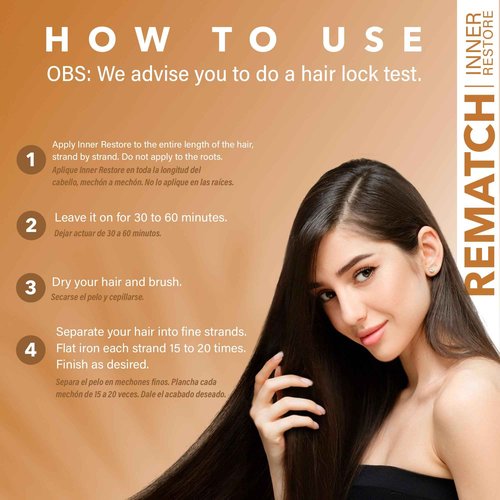 Korth Guyenne Straightening Rematch Inner Restore Professional Hyaluronic Acid 1L/33.81 fl.oz