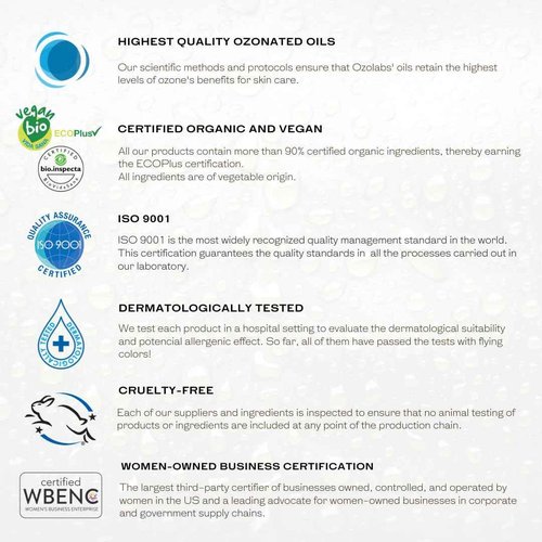 OZOLABS | Phyto Dermigel Day and Night Face Cream | With the benefits of Ozonated Olive Oil with Calendula and Hypericum Extracts| ISO 9001 | 30 ml