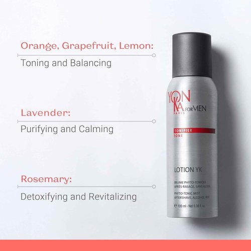 Yon-Ka Men's Lotion Phyto-Tonic Aftershave Spray | Soothing and Alcohol-Free Toner | Antioxidant Protection | for All Skin Types of Skin | 5 fl oz