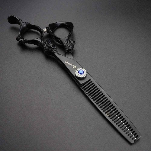 6 inch Hairdressing Scissors Set Barber Shop Hair Beauty Shears Styling Tools (Scissors set)