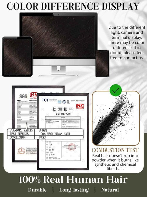 LOXXY Double Weft PU OVO Human Hair Extensions - Genius and PU Invisible Butterfly Weft Hair Extensions Real Human Hair - 16 Inch 100g Darkest Brown, Width 31.5"(80cm)