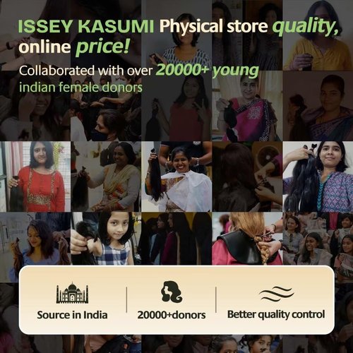 ISSEY KASUMI Raw Indian Human Hair Single Bundle,Triple Lifespan Than Regular Virgin Hair,In-Store Quality,Online Price! 100% Raw Indian Hair Bundles Deep Wave Raw Hair Bundles 20 Inch