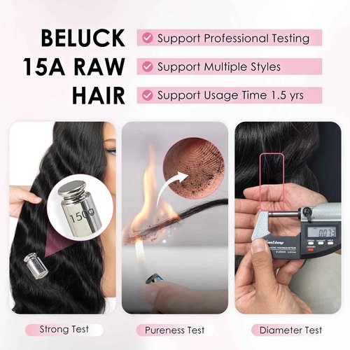 Beluck Hidden Strap Drawstring Wig 360 Lace Front Wigs Human Hair Pre Plucked Pre Cut, 200 Density Glueless Body Wave Frontal 360 Full Lace Human Hair Wigs, HD Lace Front Wigs 16 Inch