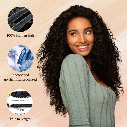 Burmese Bundles Premium Raw 100% Human Hair Water Wave High Rate 15A Unprocessed No Stray Short Hair Extensions Triple Lifespan Excellent Fullness Extra Thick From Top to End Black 26inch