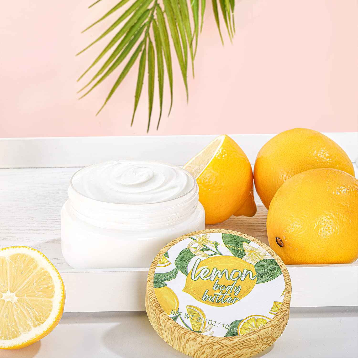 Green Canyon Spa Lemon Scent Home Bath Gift Sets in Tote Bag - 10 Pcs Spa Kit for Women for Valentine's Day, Mother's Day, Birthday