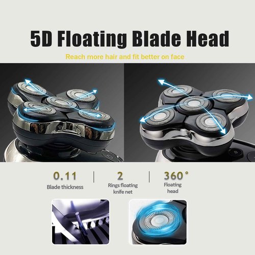 Shaver Replacment Heads Compatible with Remington Balder Boss XR7120/XR7100/XR1600/RX7 Shavers (2 Pack)