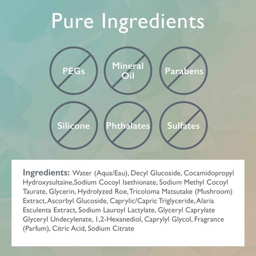 Restorsea Reviving Cleanser – Gentle Gel Face Wash for Normal to Dry Skin – Removes Makeup – With Vibransea™ Complex & Songyi Mushroom – Hypoallergenic, Sulfate-Free, Non-Comedogenic 6.7oz