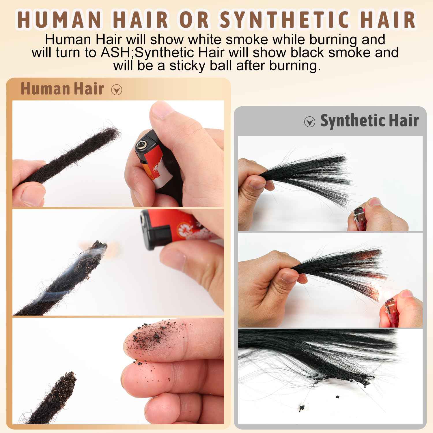 30 Strand 16 Inch Human Hair Curly Dread Extensions – 0.6cm Diameter Afro Kinky Wavy Locs, Ideal for Full Head Installation or Loc Maintenance